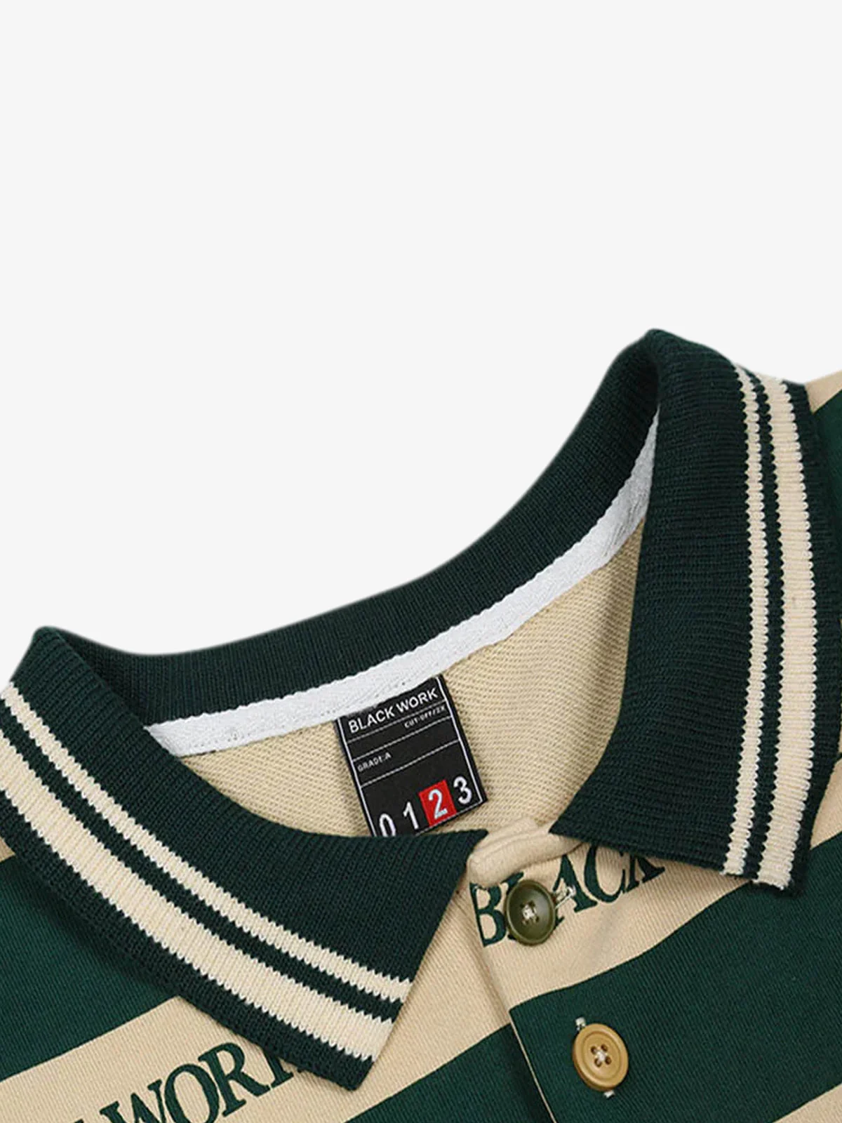 Retro Typography Polo Tee -1252 - Image 10