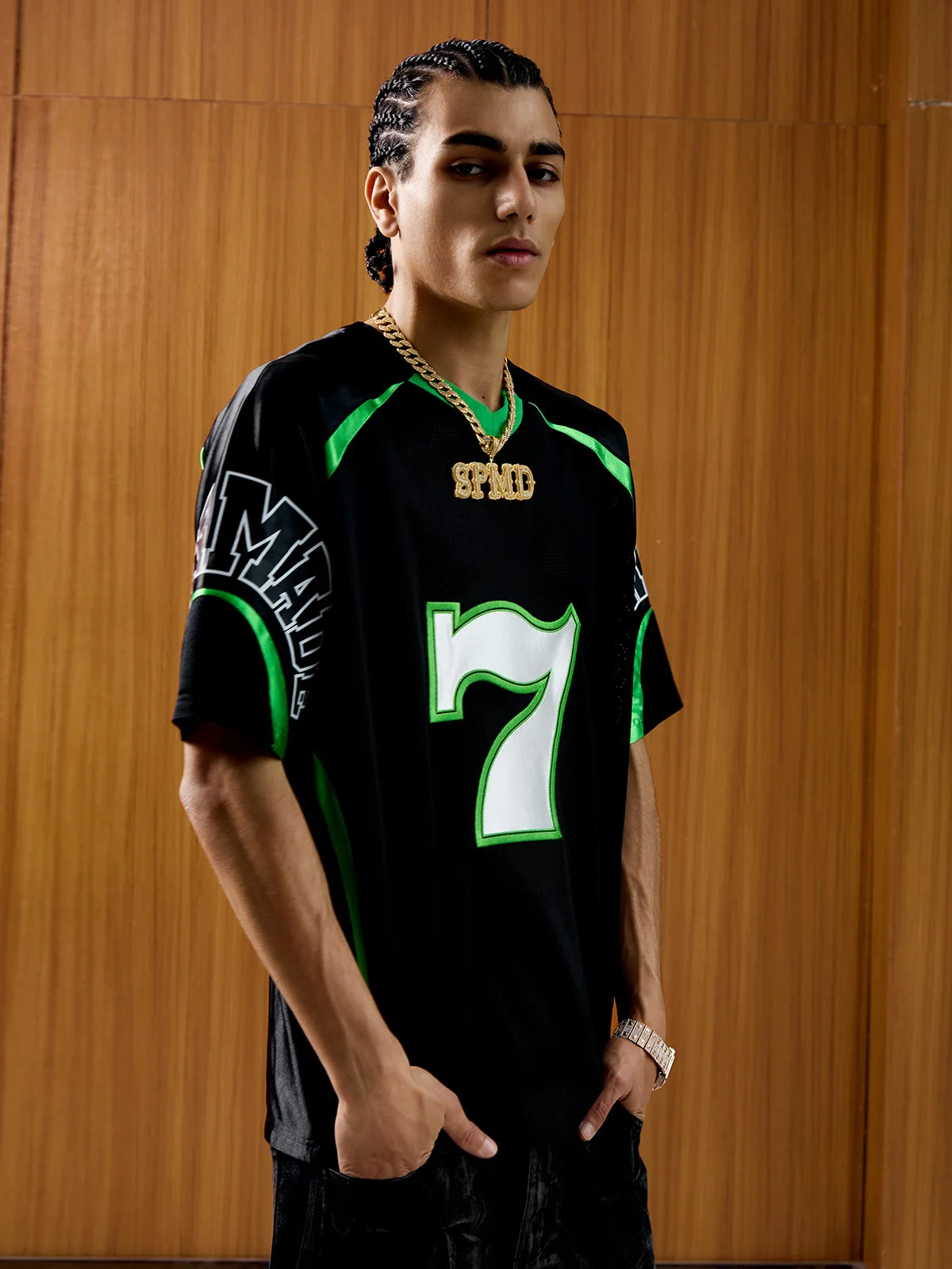 Original Contrast Color Jersey T-SHIRT - 2347 - Image 4