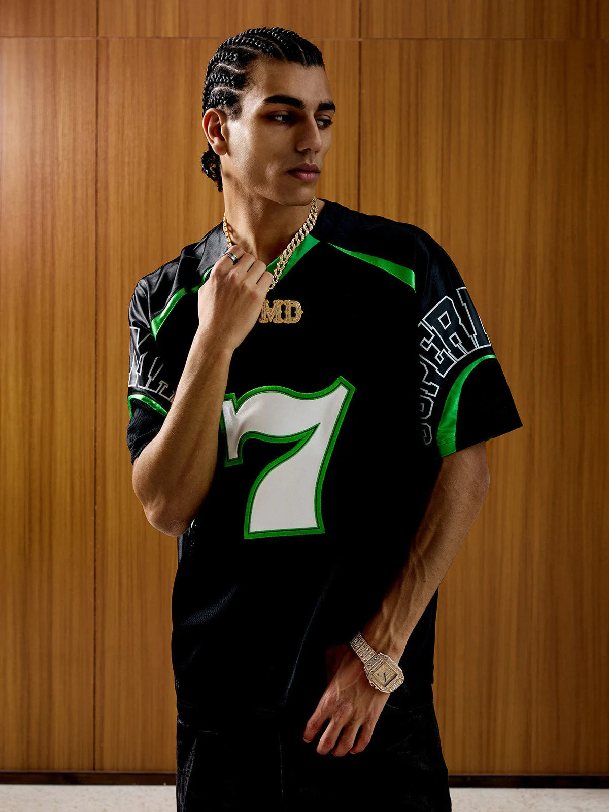 Original Contrast Color Jersey T-SHIRT - 2347 - Image 6