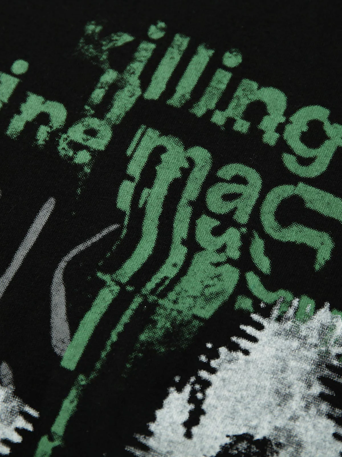 Contrast Color Patchwork Print T-Shirt - Image 12