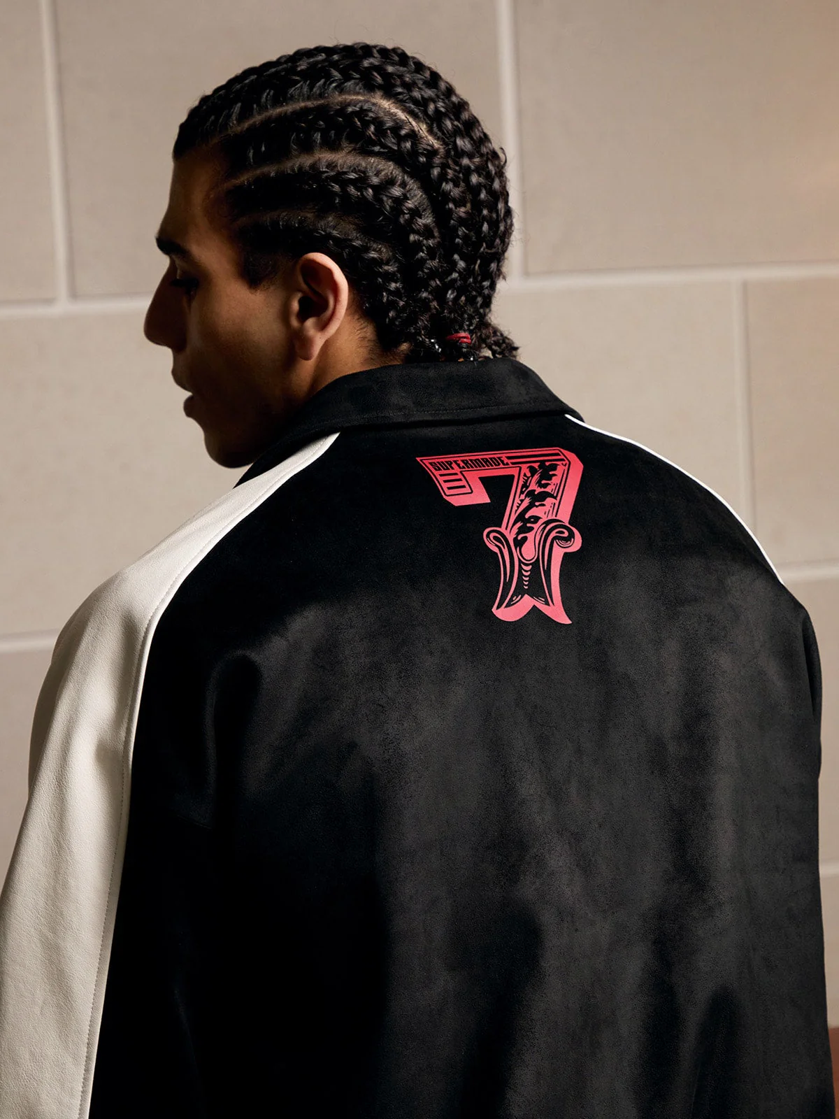 Original Embroidered Jersey Bomber Jacket - 2346 - Image 7