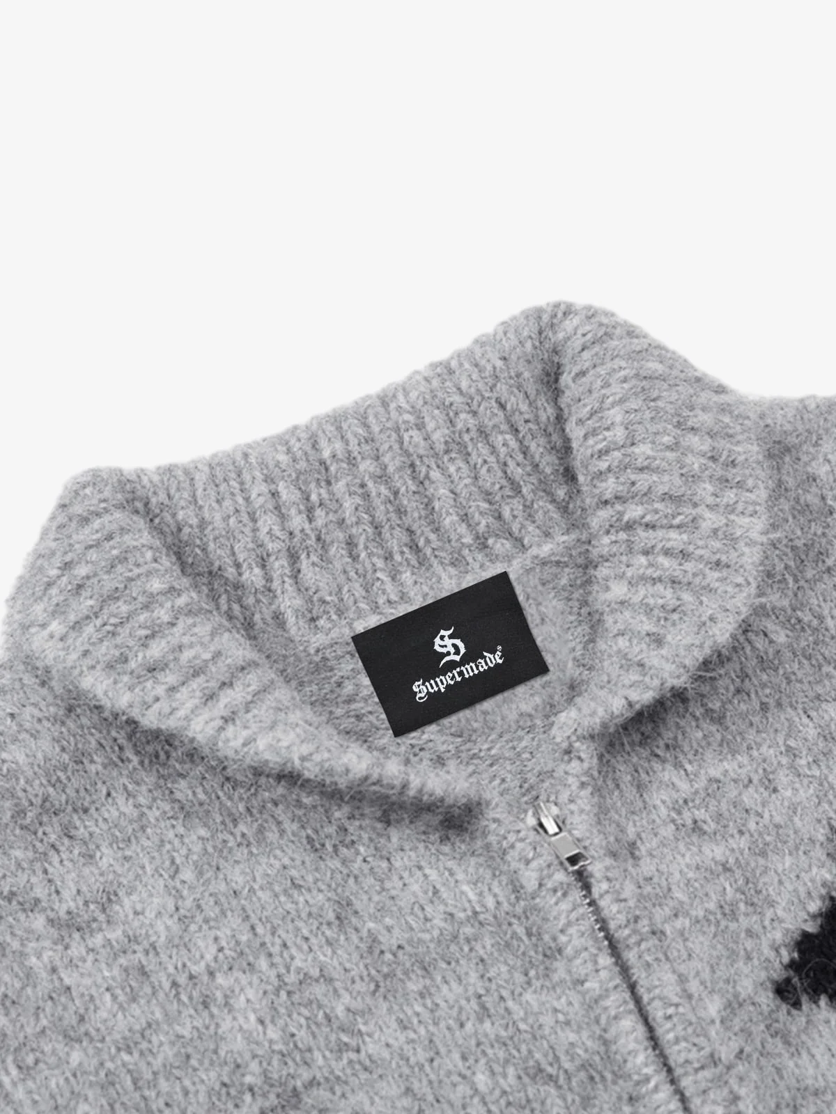 Casual Star Jacquard Double-Zip Cardigan Sweater - Image 11