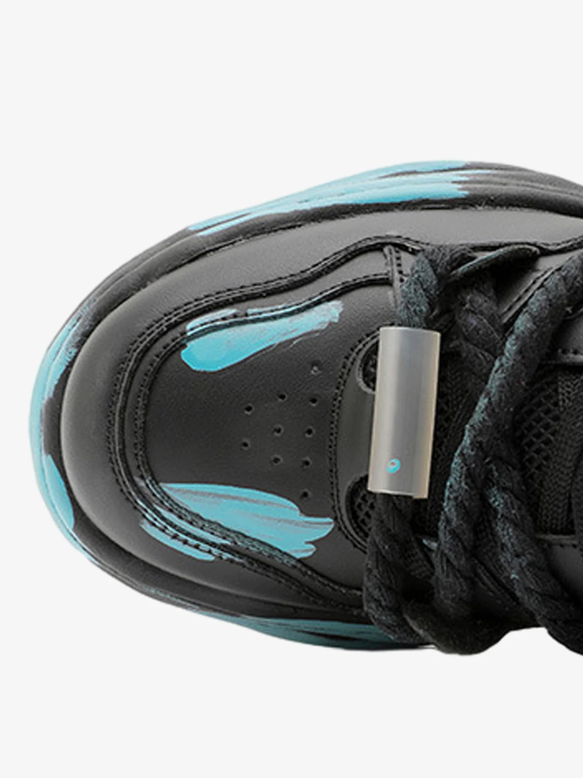 Colorful Graffiti Design Platform Sneakers - Image 8