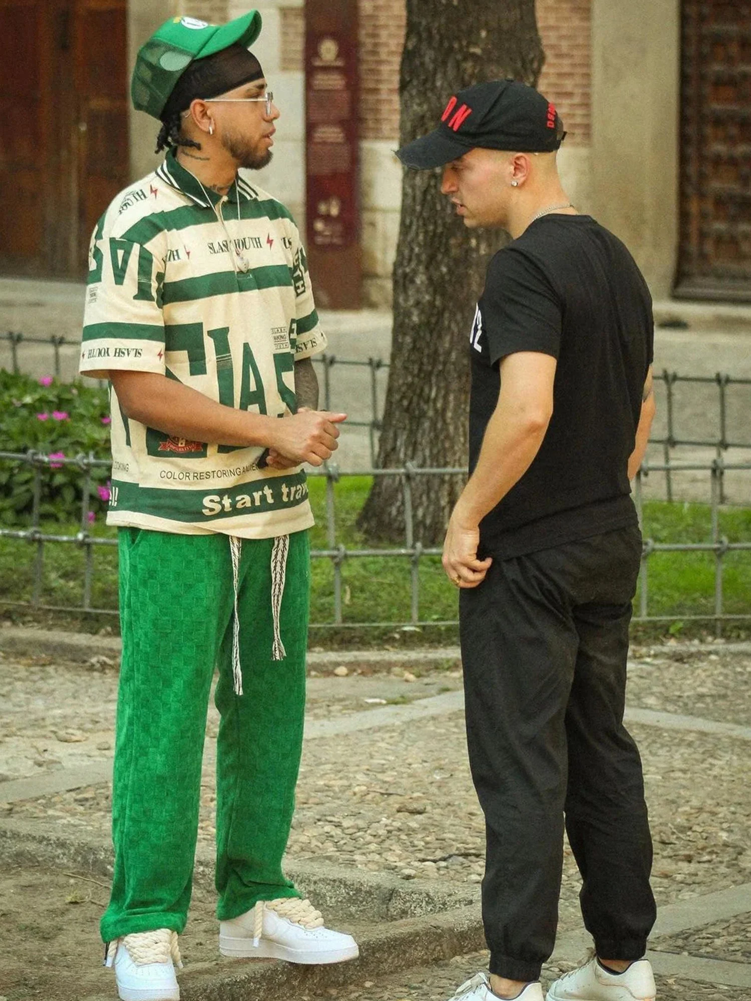 Thesupermade Contrast Color Slash Polo Shirt -1208 - Image 5