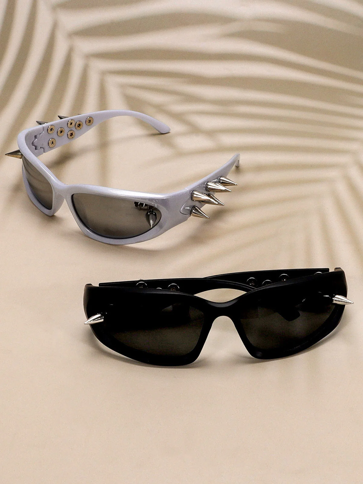 Edgy Punk Spike Sunglasses - Image 3