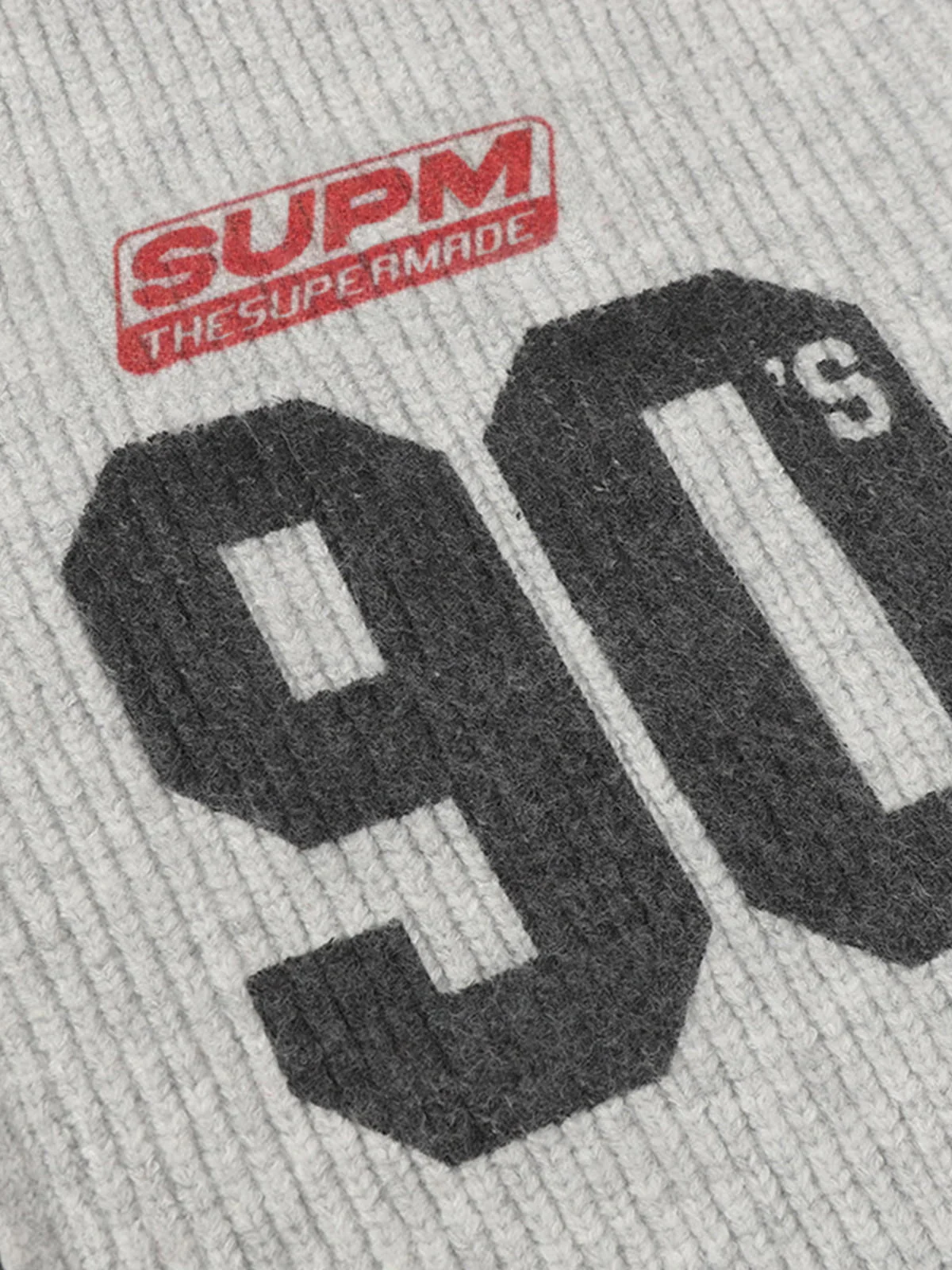 High Street Biker Style Patchwork Zip-up Knitted Jacket - Image 14