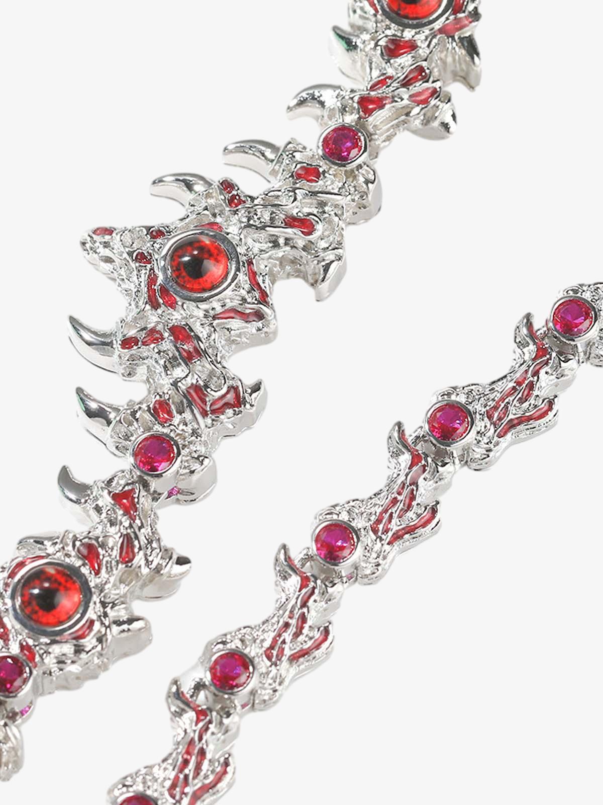 Red Eyes Copper Necklace - Image 3