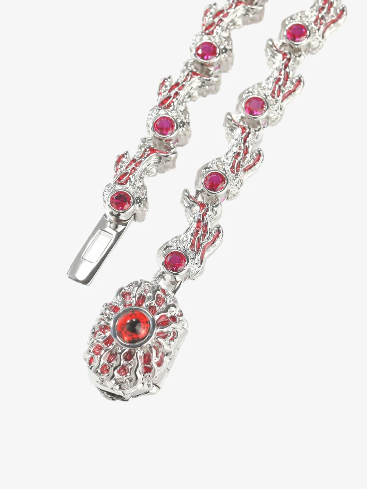 Red Eyes Copper Necklace - Image 4