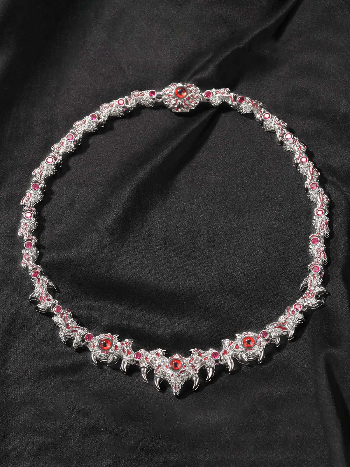 Red Eyes Copper Necklace - Image 5