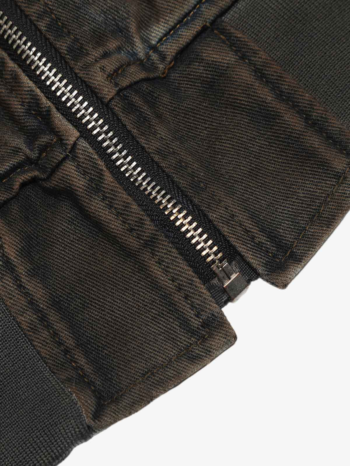 Retro Wasteland Dirty Dyed Denim Jacket - Image 8