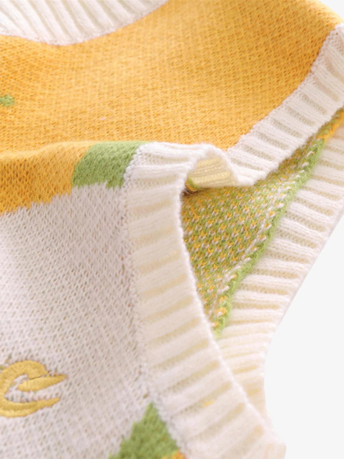 Thesupermade Graffiti Love V-neck Irregular Sweater - 1695 - Image 10