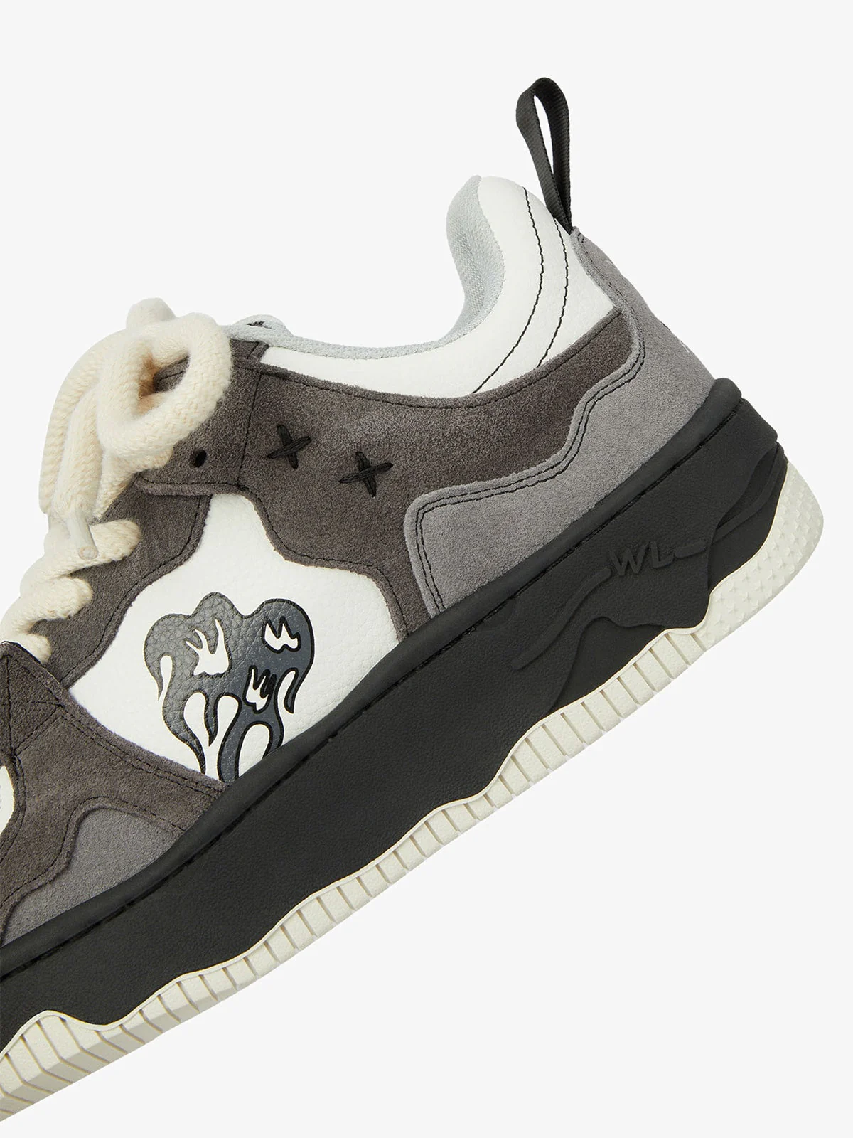 Monochrome Shadowwave Heavy-Duty Street Sneakers-1507 - Image 15