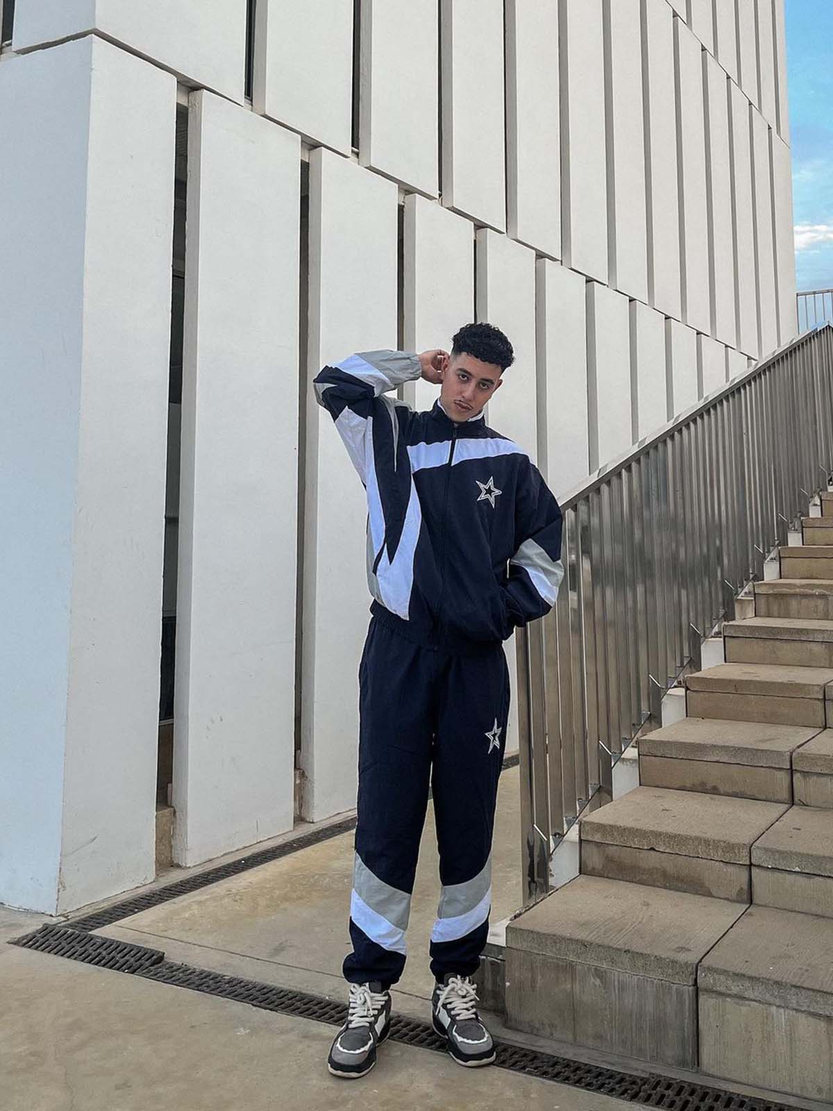 Monochrome Shadowwave Heavy-Duty Street Sneakers-1507 - Image 4