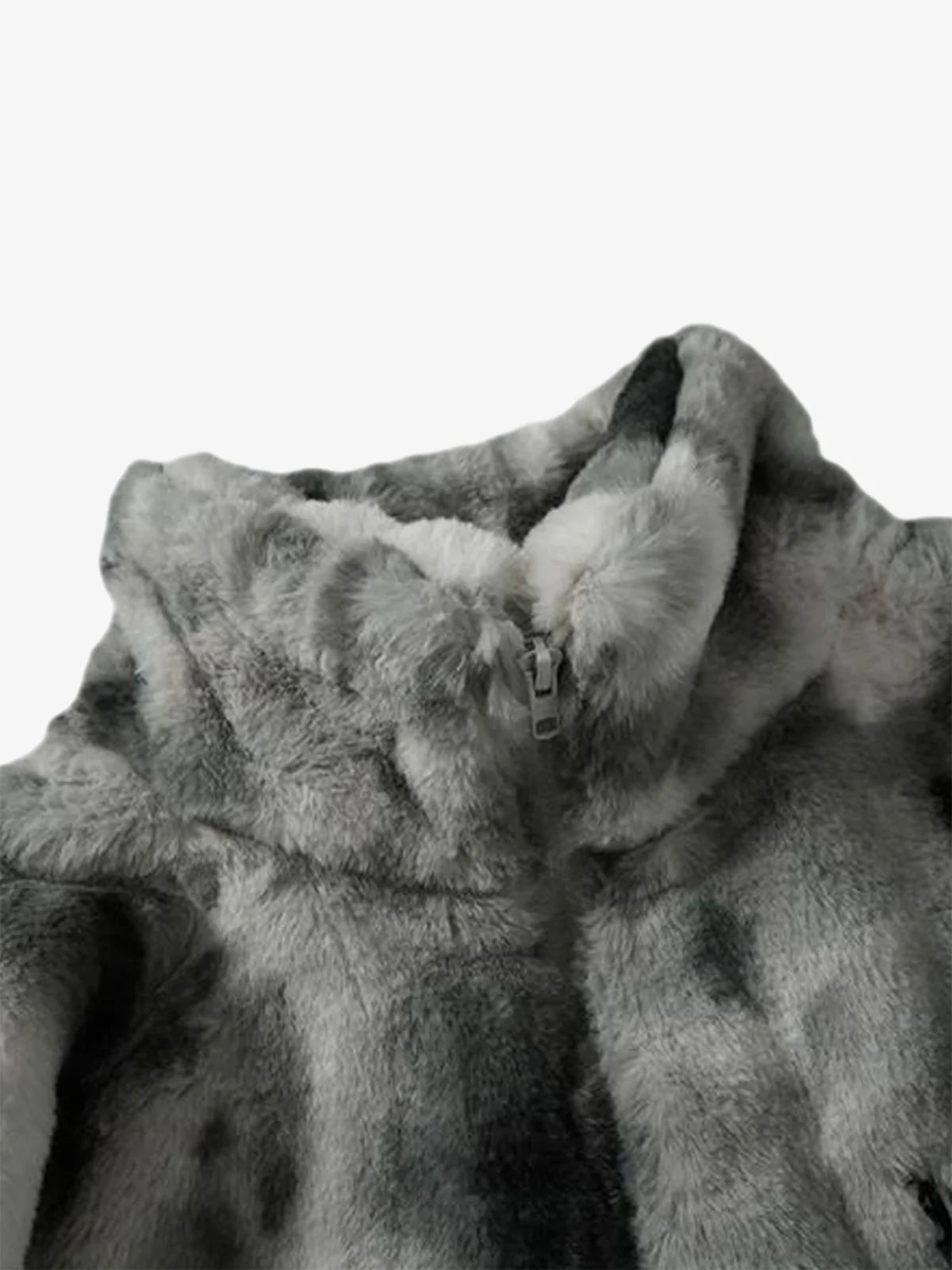 Heavy-Duty Faux Lambswool Tie-Dye Urban Jacket - 1558 - Image 5