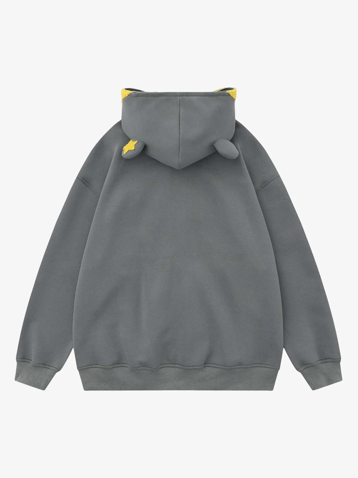 Thesupermade Star Embroidered Hooded Sweatshirt - 1843 - Image 3