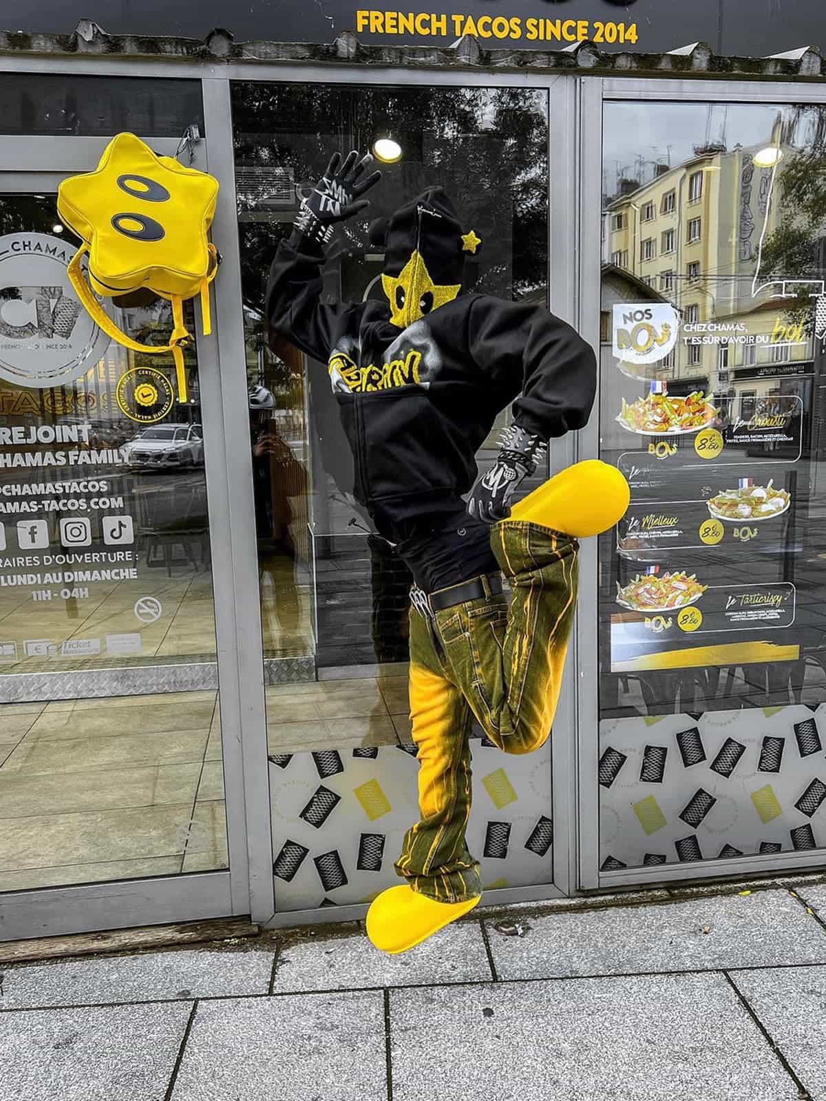 Thesupermade Star Embroidered Hooded Sweatshirt - 1843 - Image 9