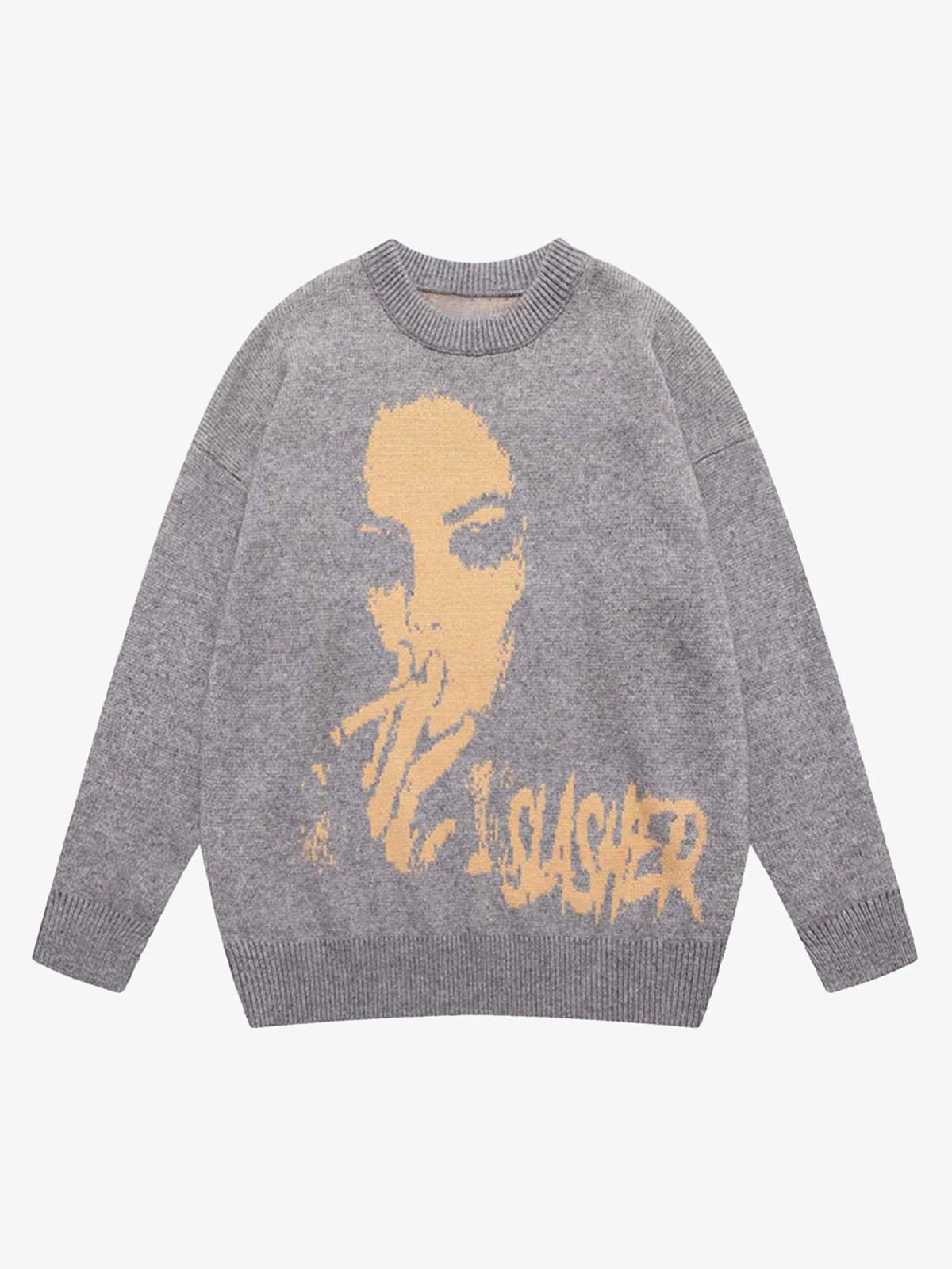 Thesupermade Vintage Portrait Knit Sweater - Image 3