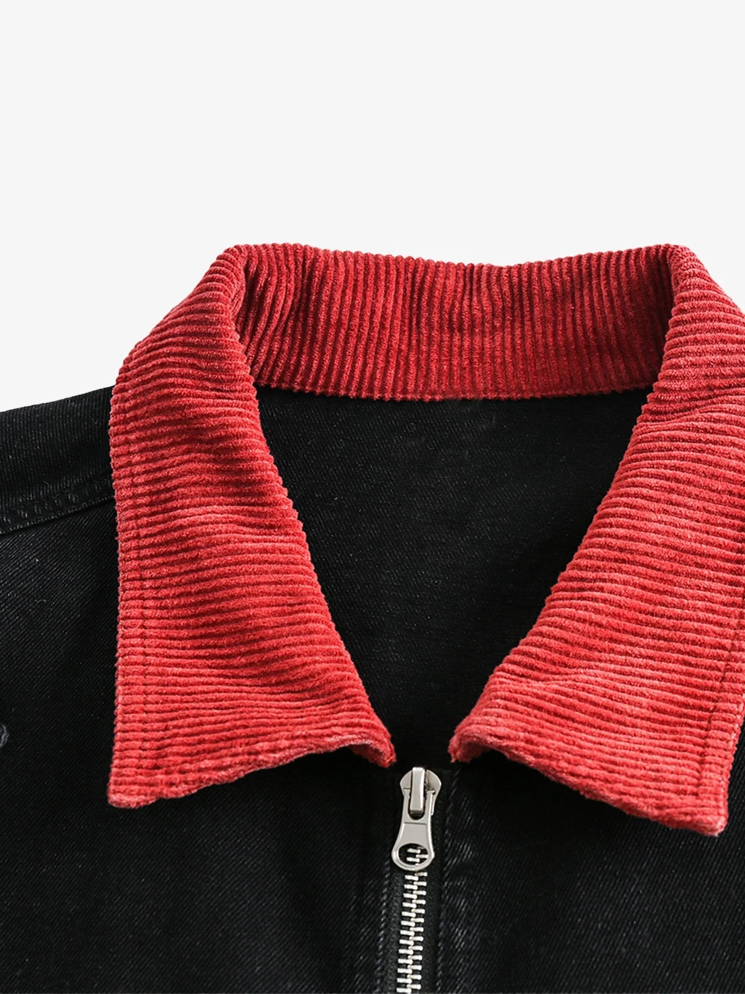 Thesupermade Retro Patchwork Letter Denim Jacket - 2117 - Image 7