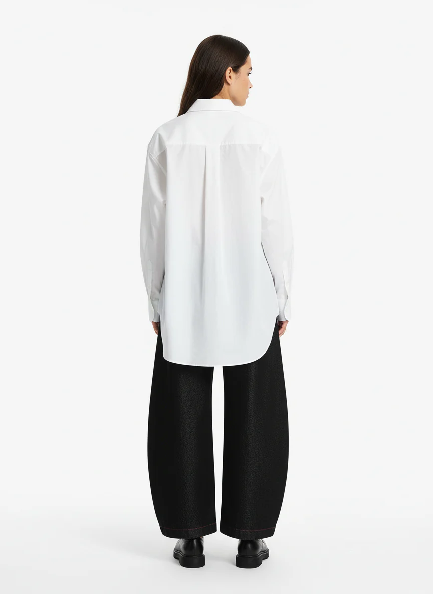 Retro Unisex Barrel Baggy Pants - 2450 - Image 7