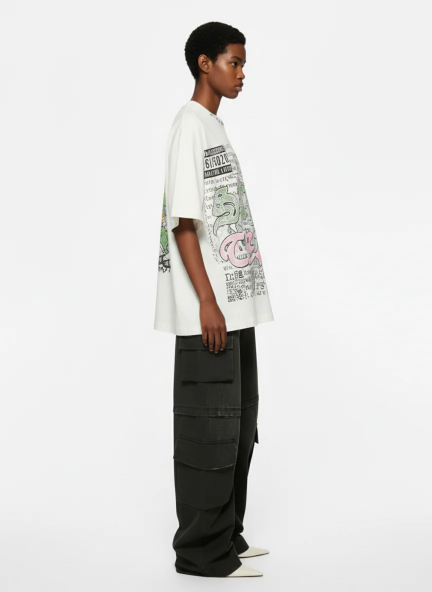 Jersey Knit Street 1992 Graphic T-Shirt - 2438 - Image 5