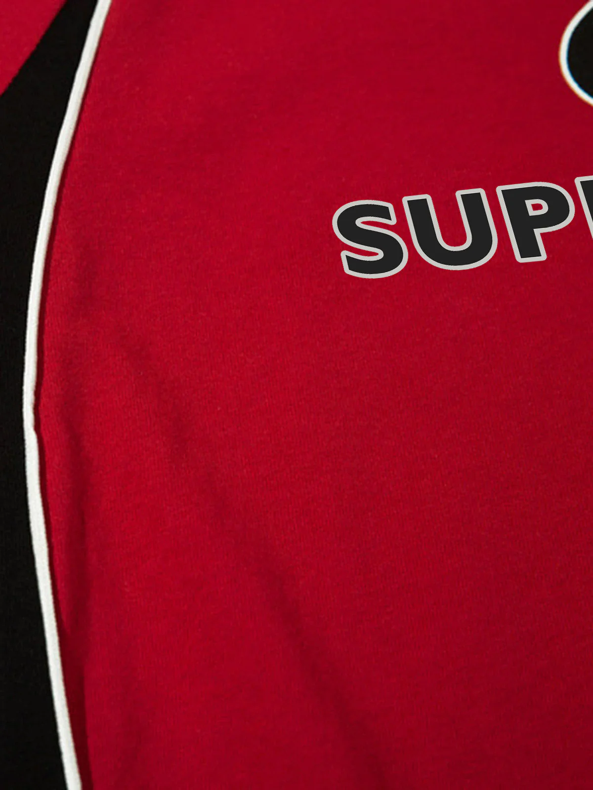 Color-Blocked Strip Racing T-shirt - 2076 - Image 9