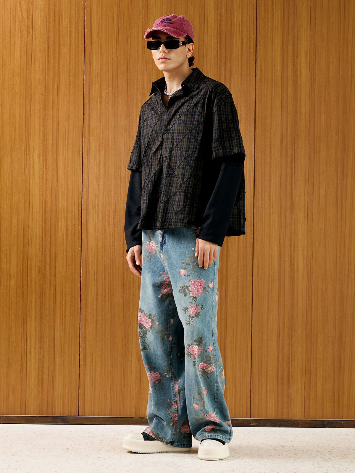 Thesupermade Ripped Denim Baseball Cap - 2028 - Image 7