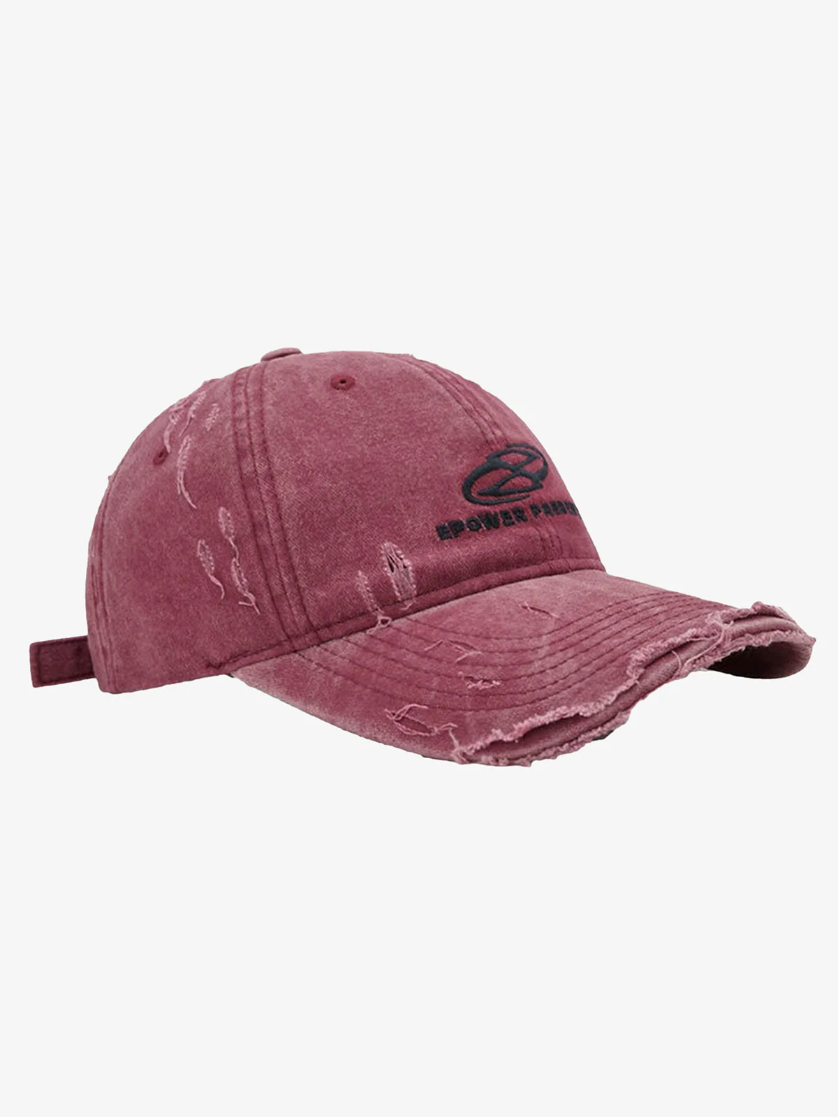 Thesupermade Ripped Denim Baseball Cap - 2028 - Image 8
