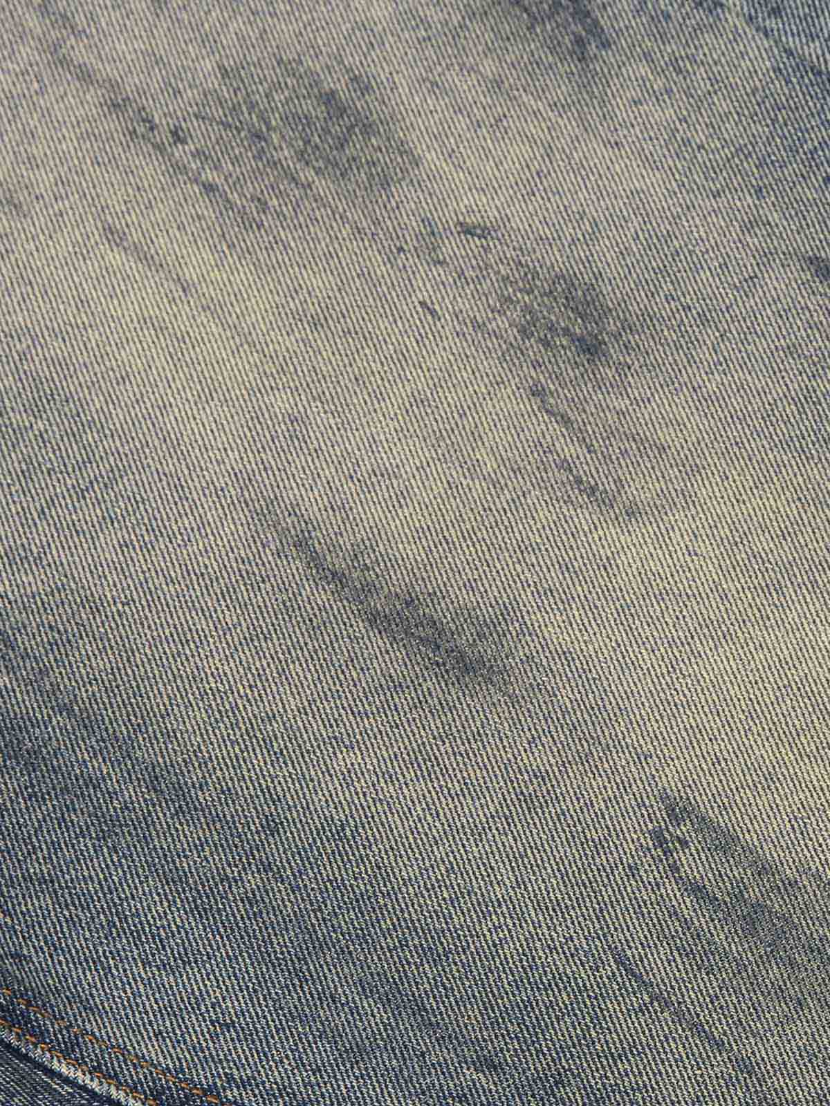 Thesupermade Distressed Washed Ink Splashed Straight Jeans - Image 4