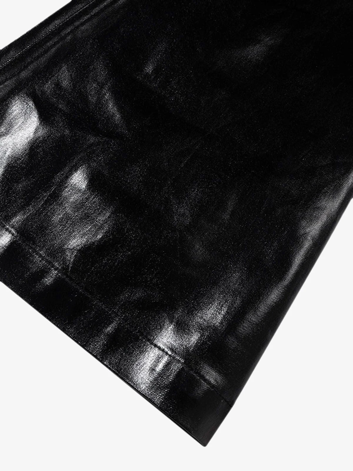 Thesupermade Glossy Patent Leather Flare Pants - 2396 - Image 10