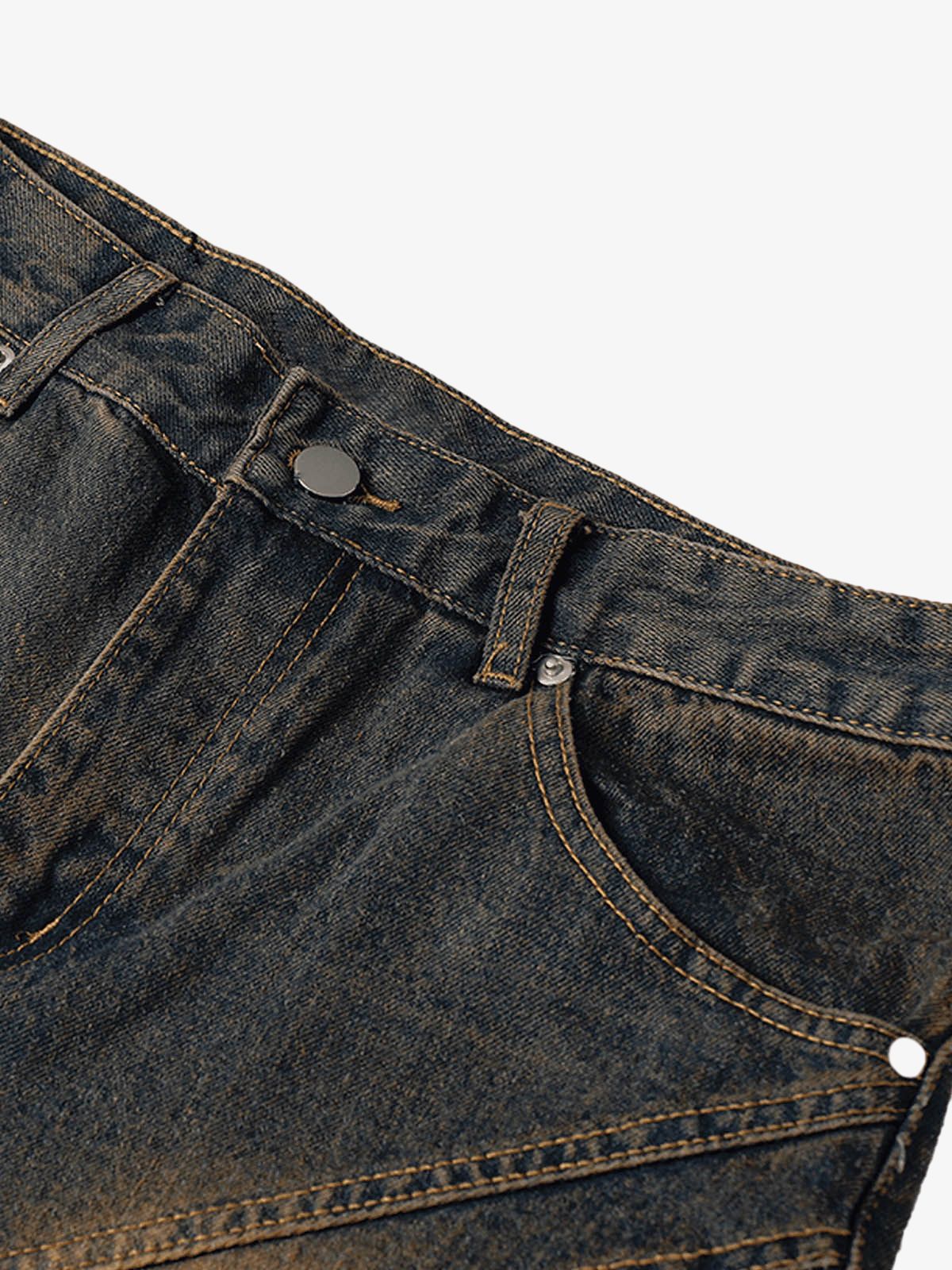 Thesupermade High Street Ripped Denim Shorts - Image 3