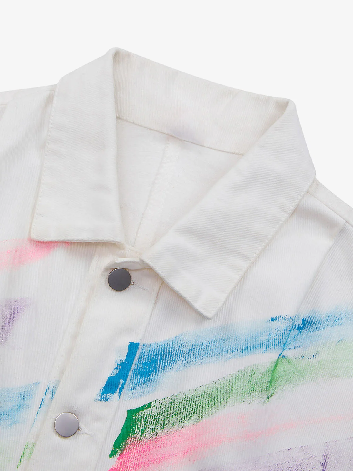 Thesupermade Hip-hop Hand-painted Graffiti Denim Jacket - 2010 - Image 13