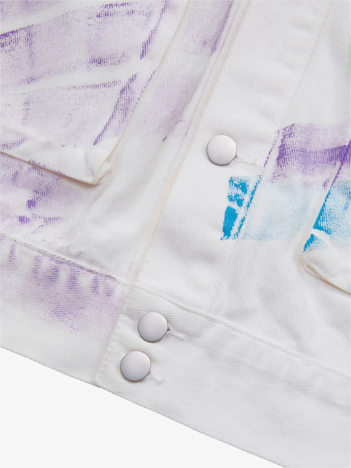 Thesupermade Hip-hop Hand-painted Graffiti Denim Jacket - 2010 - Image 14