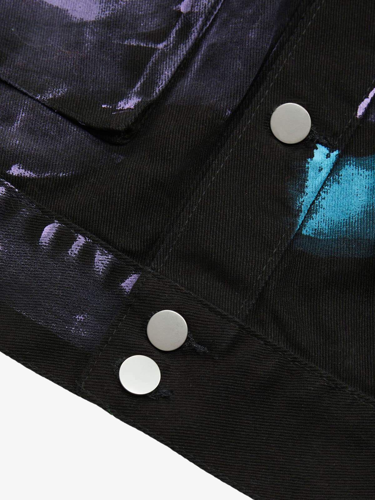 Thesupermade Hip-hop Hand-painted Graffiti Denim Jacket - 2010 - Image 9