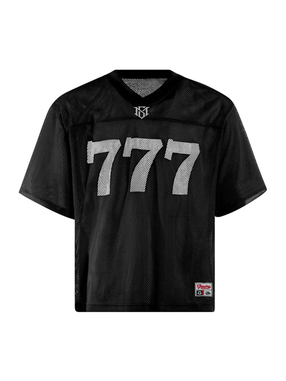 Jersey Letter Print Quick Dry V-neck T-shirt - 2389 - Image 11