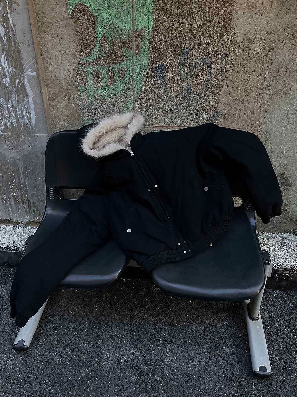 Spliced Fur Hooded Quilted Jacket - 2285 - Image 18