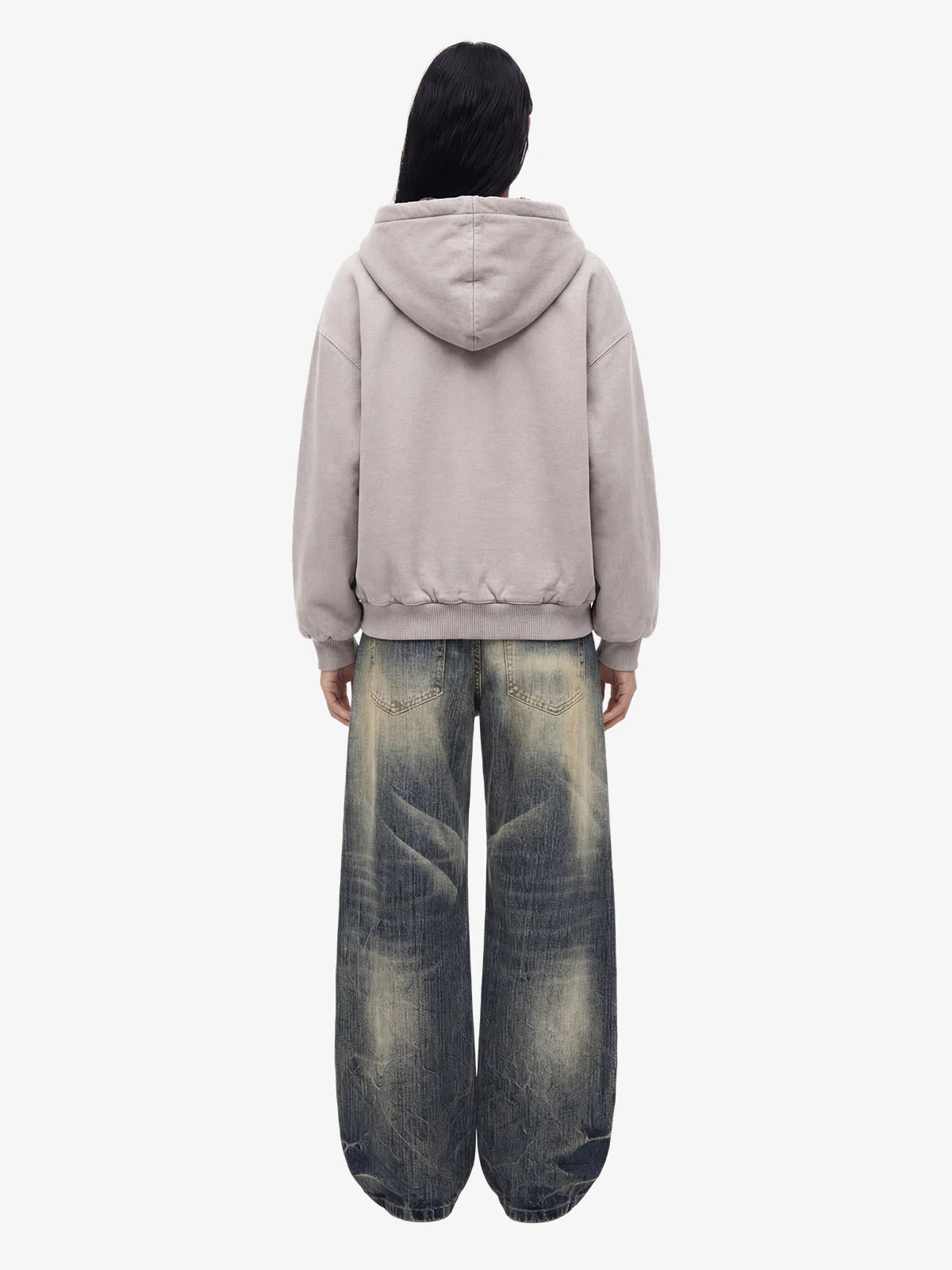 Thesupermade Fur Hooded Zip Up Quilted Jacket - 2510 - Image 7