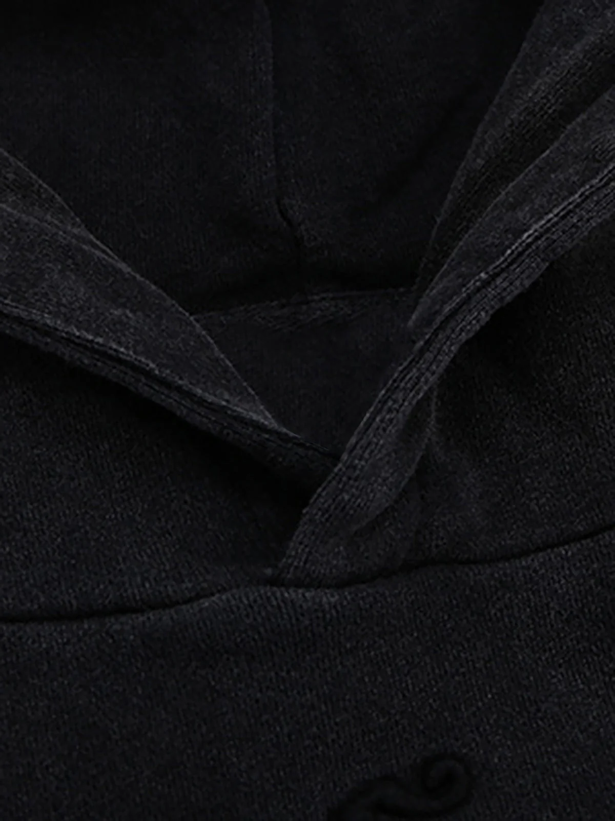 Thesupermade Washed Splicing Hoodie - 1985 - Image 3