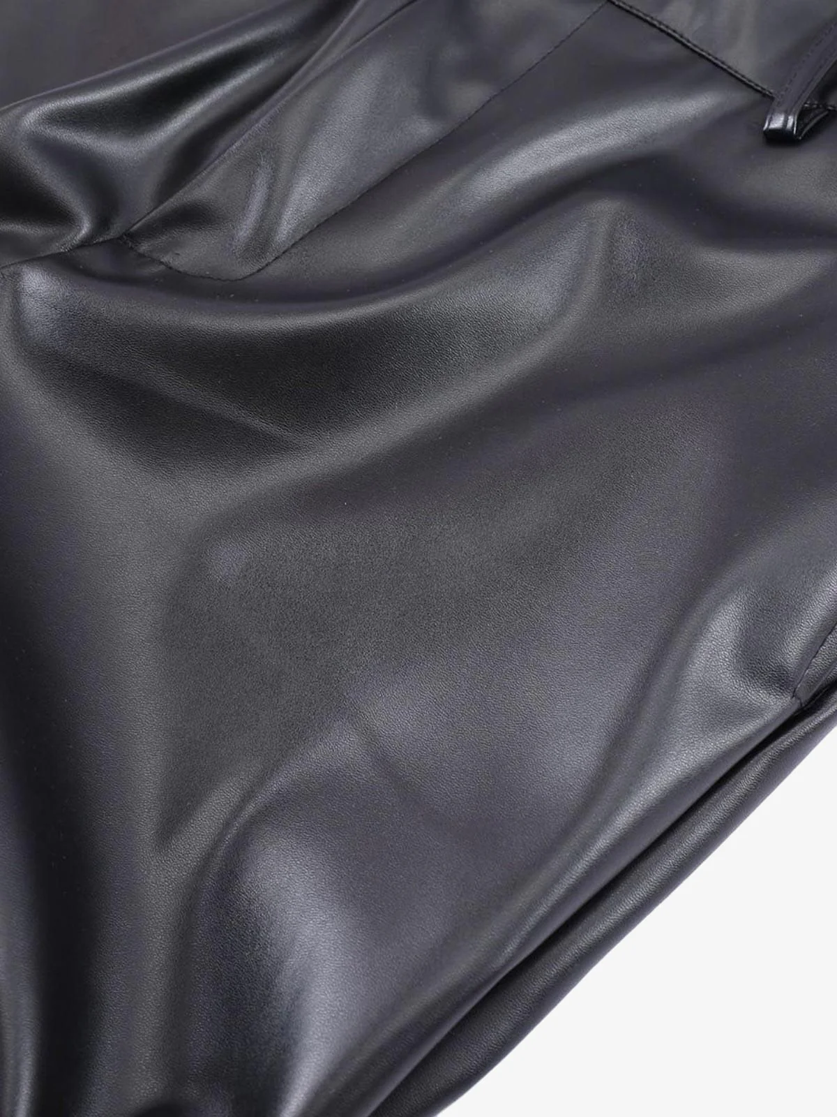 Thesupermade Punk Style Pleated Leather Pants - 2195 - Image 11