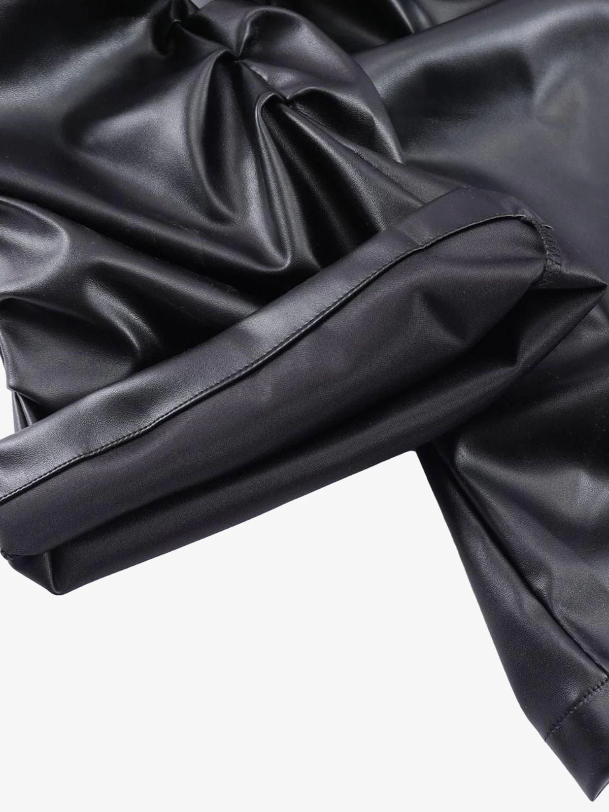 Thesupermade Punk Style Pleated Leather Pants - 2195 - Image 12