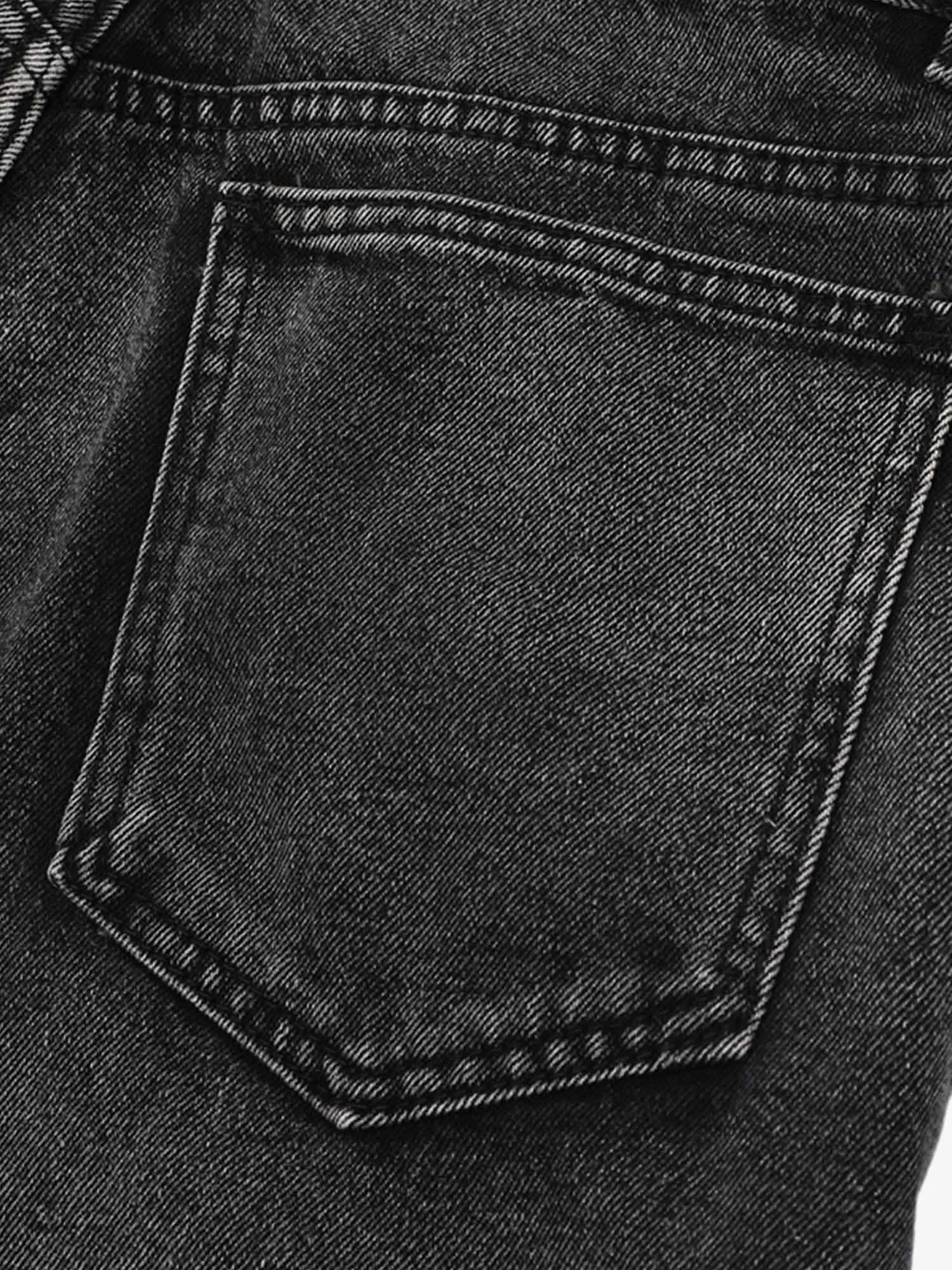 Thesupermade Raw Edge Patch Straight Jeans - Image 6