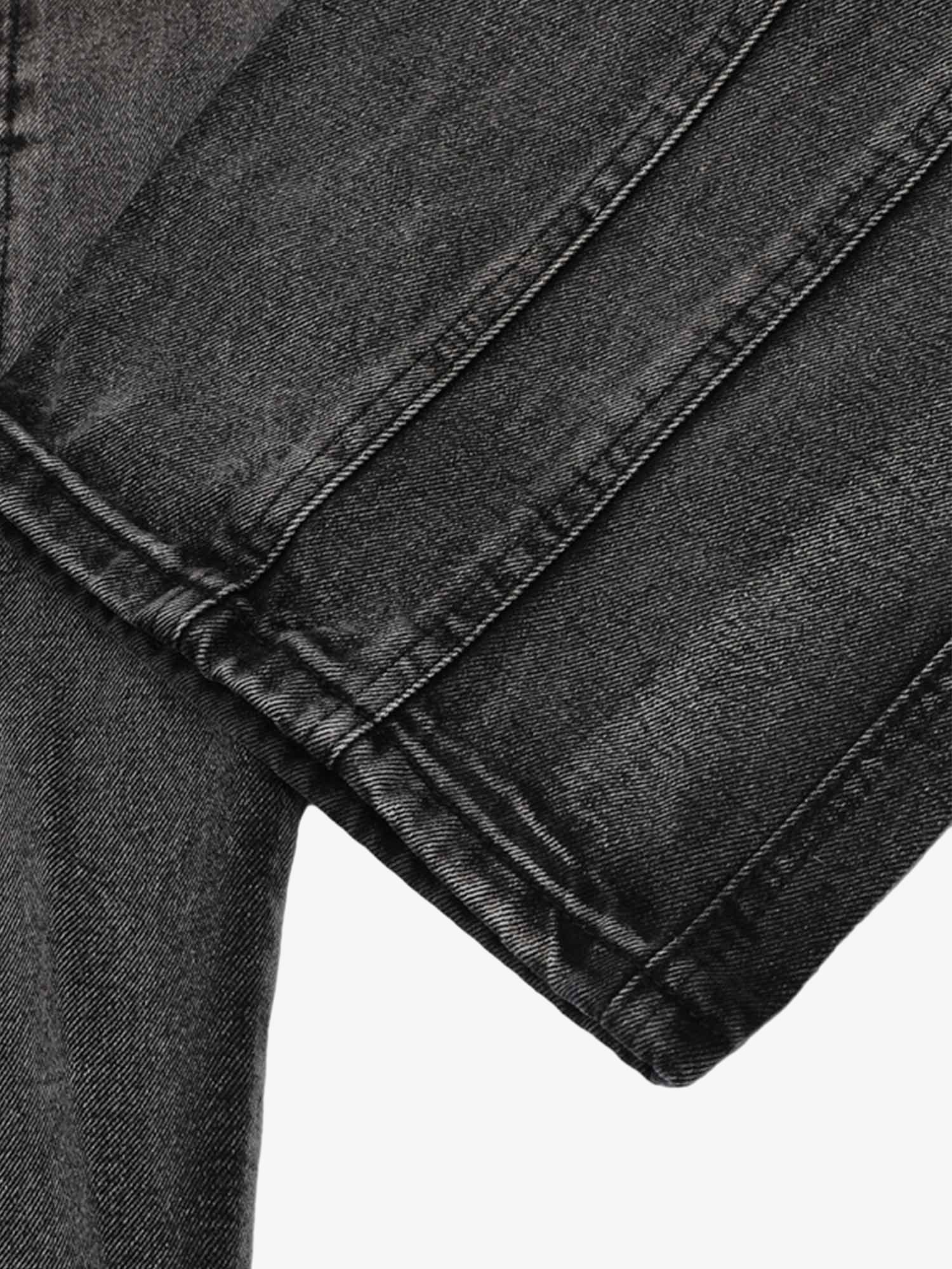 Thesupermade Raw Edge Patch Straight Jeans - Image 7
