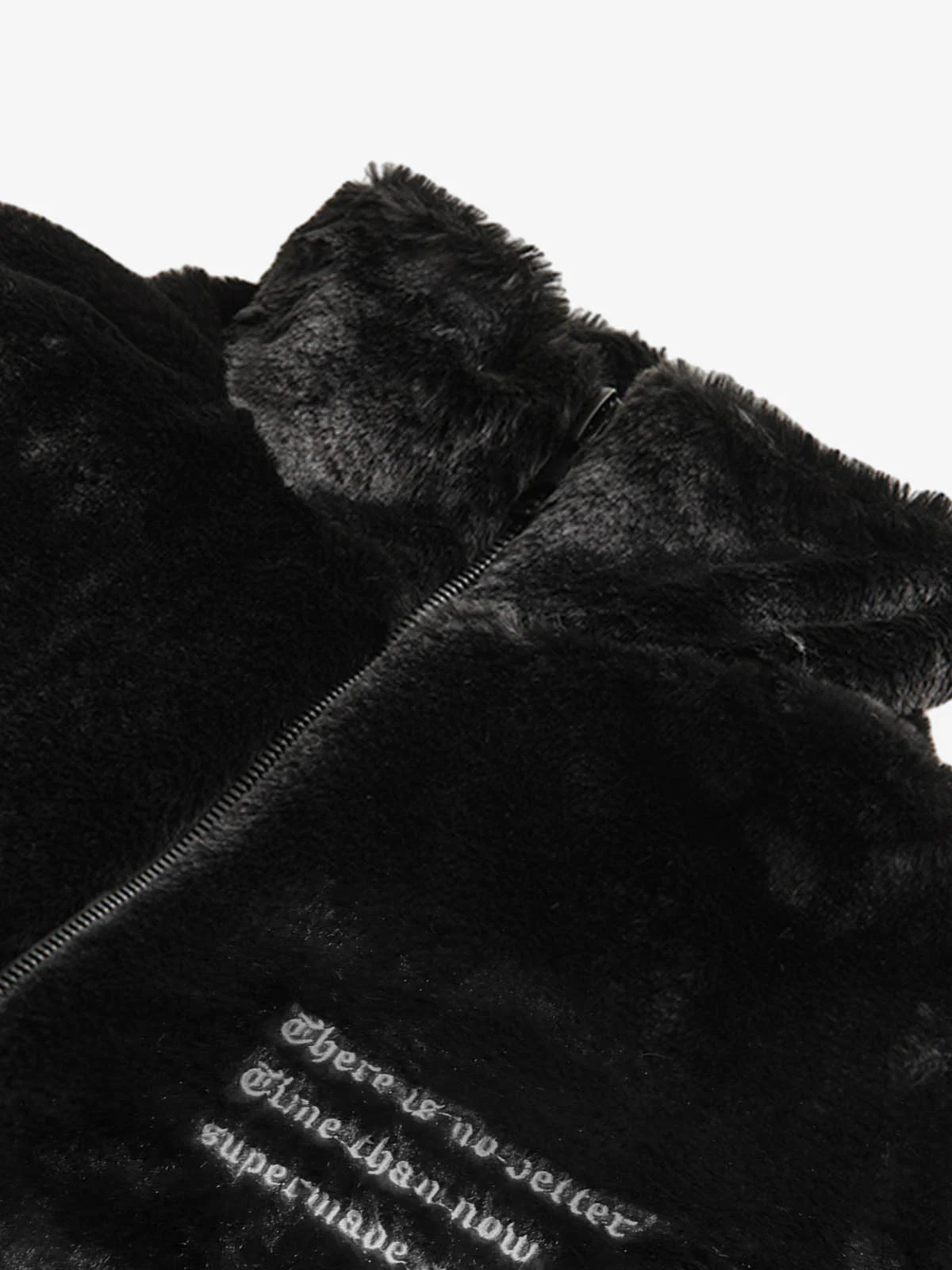 Thesupermade Street Letter Embroidered Fleece Jacket - 1838 - Image 14