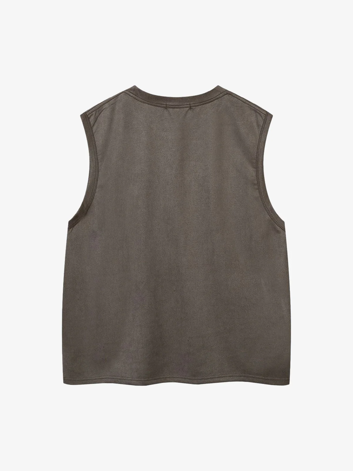 Suede Thorn Embroidered Vest - Image 7