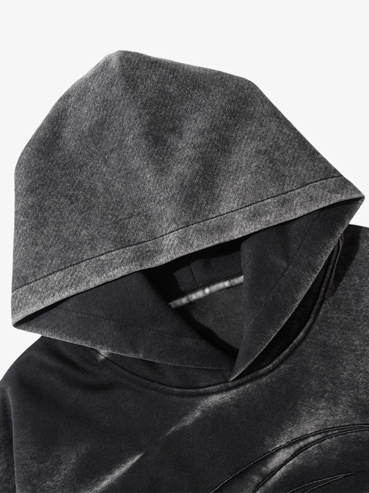 Thesupermade Tie-dye Contrasting Print Pullover Hoodie - Image 8